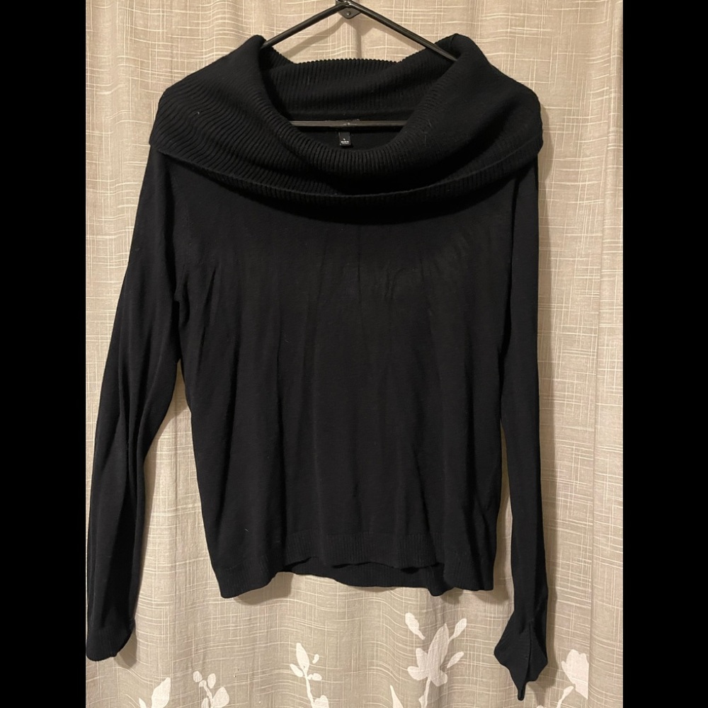 Black sweater in size large